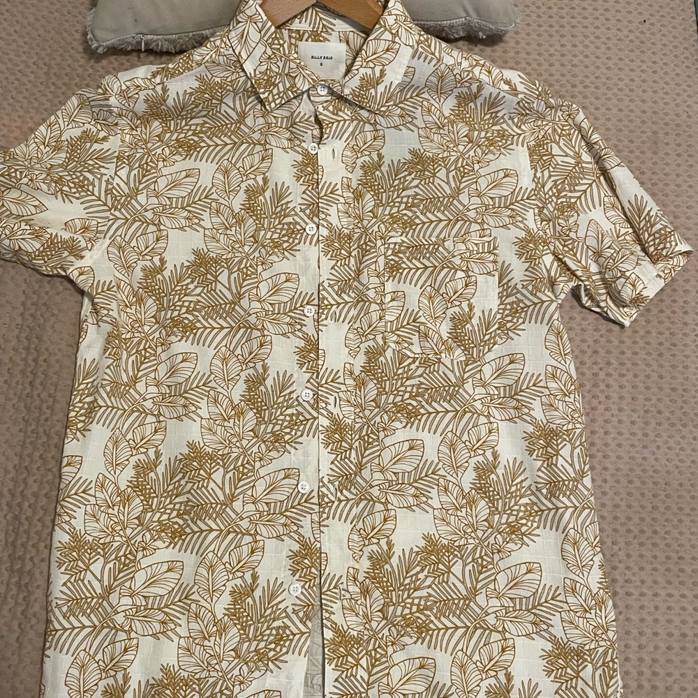 BILLY REID Short Sleeve Textural Pine Treme Shirt